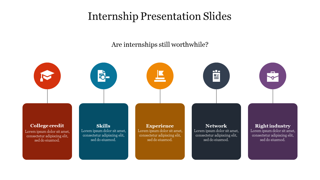 Internship PPT Presentation Template & Google Slides